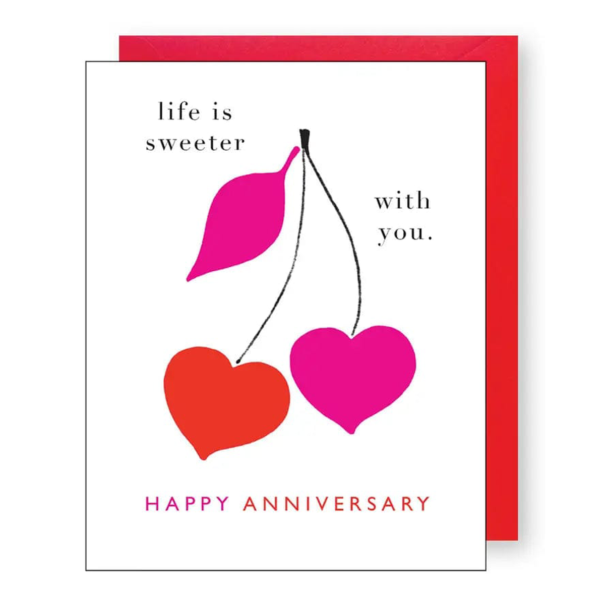Sweet Cherries Anniversary Card