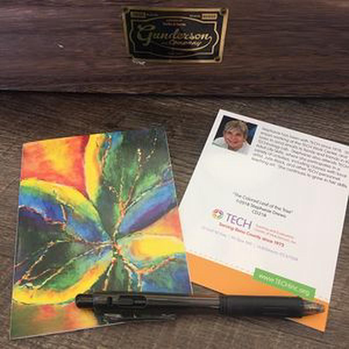 "The Colored Leaf of the Tree" Card by Stephanie Drews