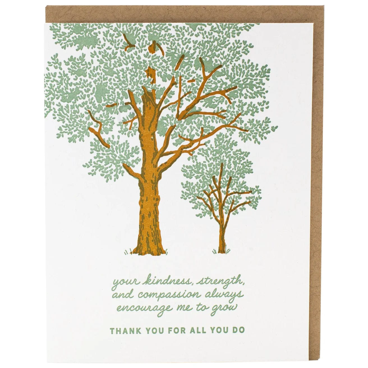 Tree and Sapling Caregiver Card
