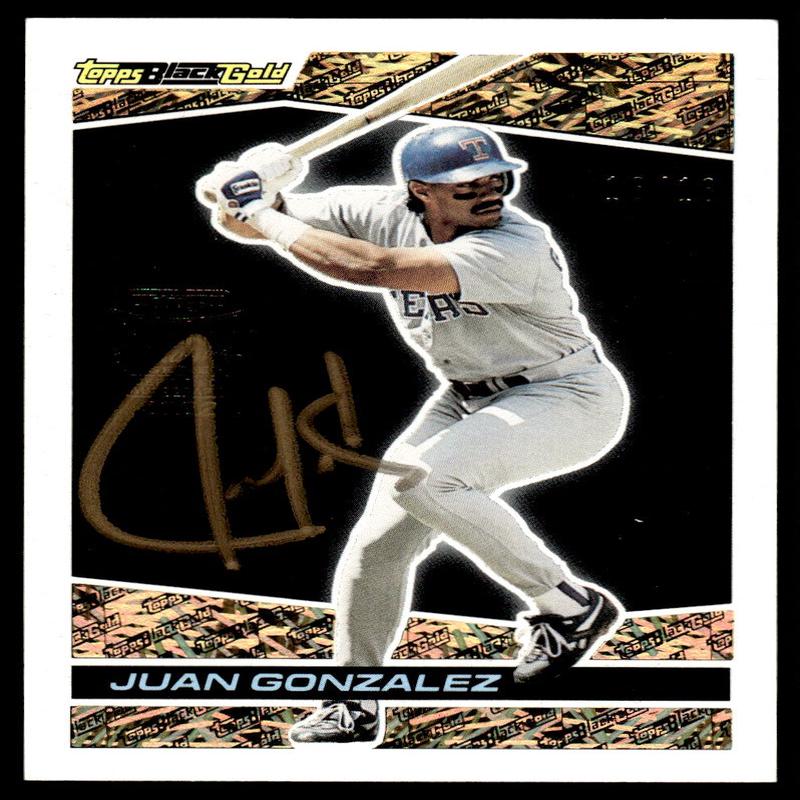 1993 Topps Black Gold Juan Gonzalez #32