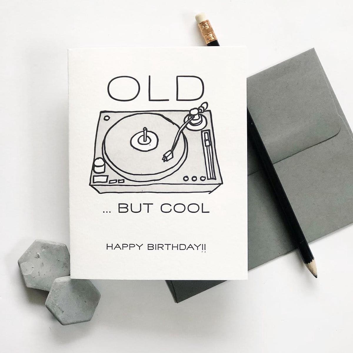 Old But Cool Birthday Card