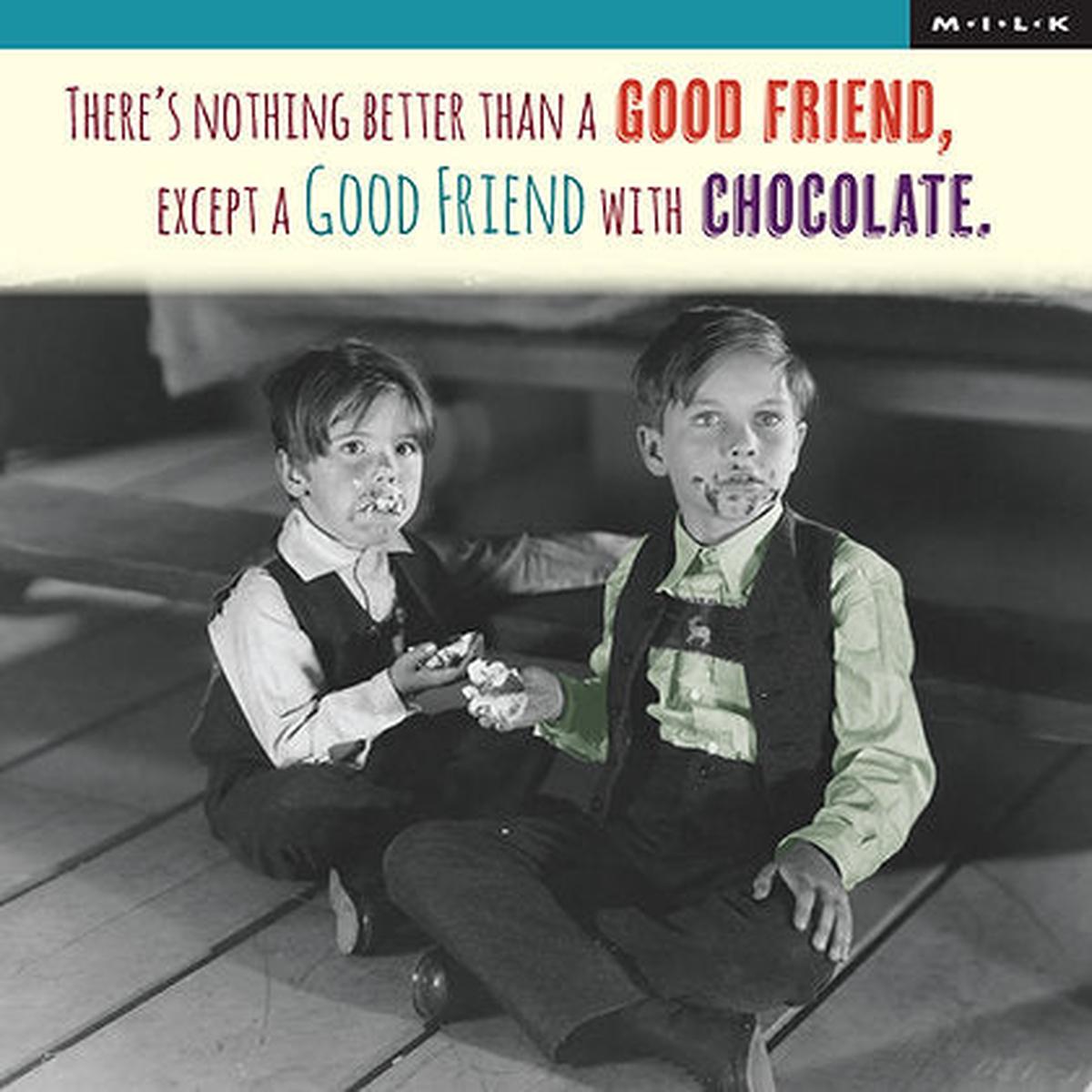 Nothing Better Than A Good Friend Greeting Card