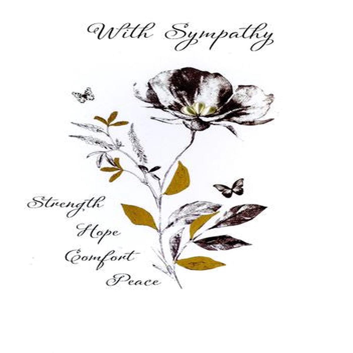 Sympathy Card - Strength*