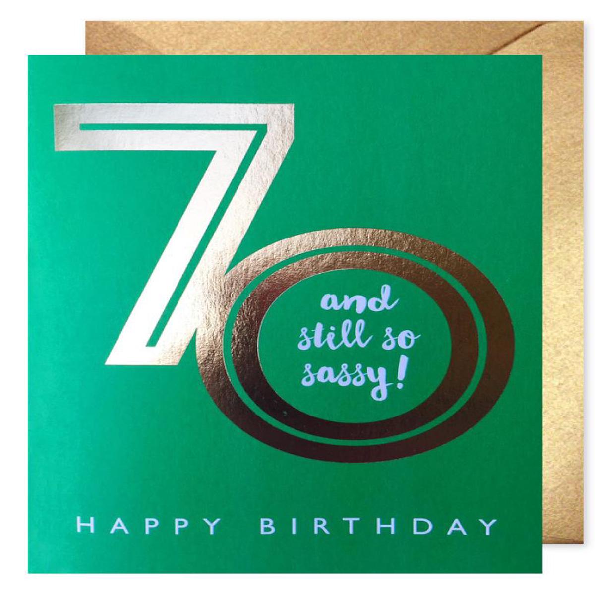 Sassy 70 Card