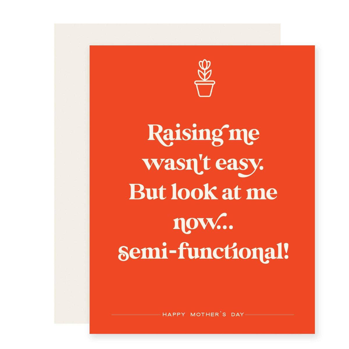 Semi-Functional | Mother's Day Card