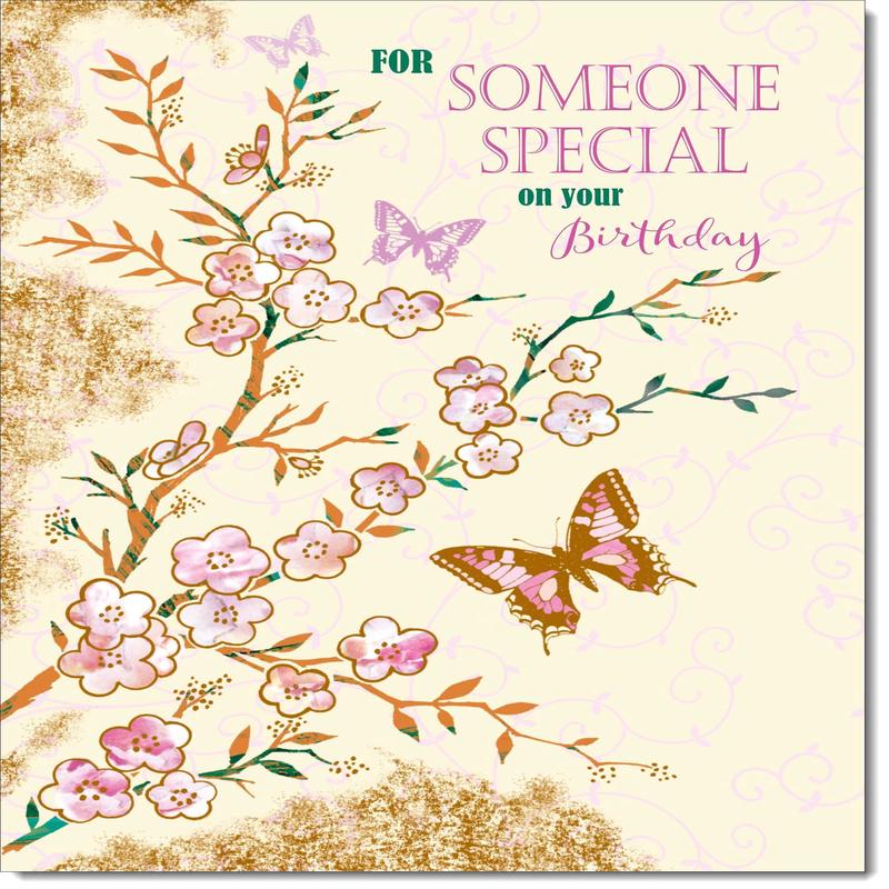 Someone Special Birthday Card for Her Blossom